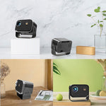 Mini projecteur portable cinéma maison intelligent, version Android 4K HD, version miroir pour téléphone mobile