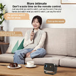 Mini projecteur portable cinéma maison intelligent, version Android 4K HD, version miroir pour téléphone mobile