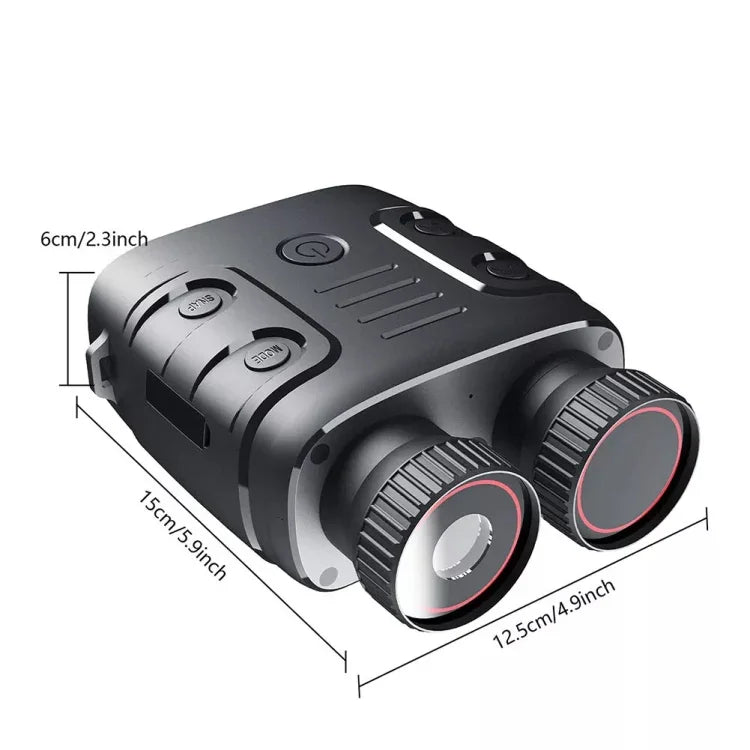 Écran 2,4 pouces Zoom 5X Appareil de Vision Nocturne Infrarouge HD 1080P Jumelles, D18