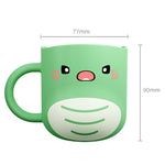 Tasse à eau Mug à brosser les dents Bébé Maison Mignon Dessin Animé Anti-chute Tasse Dinosaure Écologique