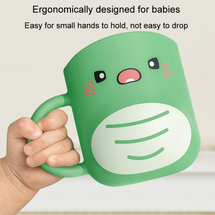 Tasse à eau Mug à brosser les dents Bébé Maison Mignon Dessin Animé Anti-chute Tasse Dinosaure Écologique