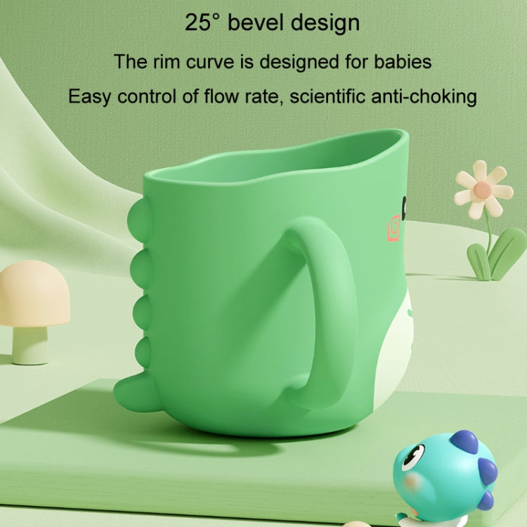 Tasse à eau Mug à brosser les dents Bébé Maison Mignon Dessin Animé Anti-chute Tasse Dinosaure Écologique