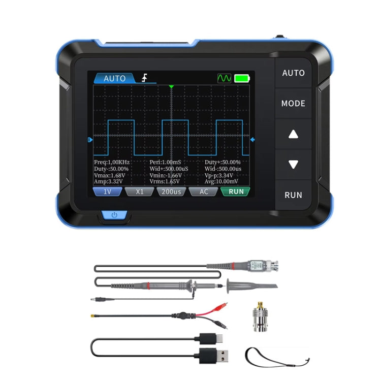Oscilloscope numérique portable 2 en 1 FNIRSI générateur de signaux, standard, mise à jour
