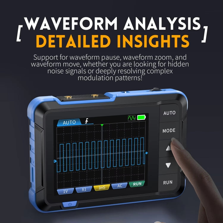 Oscilloscope numérique portable 2 en 1 FNIRSI générateur de signaux, standard, mise à jour