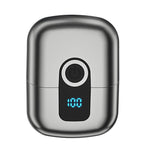 Rasoir électrique magnétique à double anneau, portable, rechargeable, lavable pour homme
