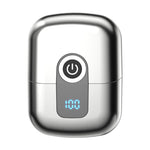 Rasoir électrique magnétique à double anneau, portable, rechargeable, lavable pour homme