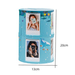 Pour Mini Cadre Photo Transformable DIY de 3 Pouces avec Support et Rangement