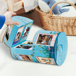 Pour Mini Cadre Photo Transformable DIY de 3 Pouces avec Support et Rangement