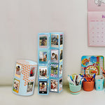 Pour Mini Cadre Photo Transformable DIY de 3 Pouces avec Support et Rangement