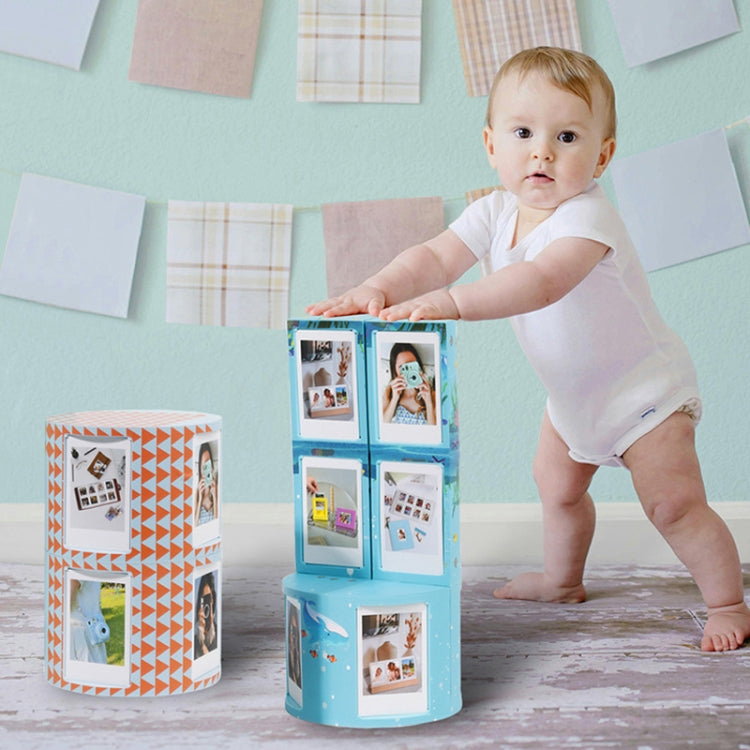 Pour Mini Cadre Photo Transformable DIY de 3 Pouces avec Support et Rangement