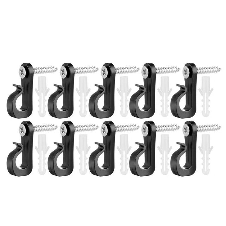 Crochets de suspension pour lumières de Noël avec vis Phillips pour fil et lumières LED, 10 pièces/boîte, 20 pièces/boîte, 30 pièces/boîte, 45 pièces/boîte