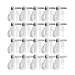 Crochets de suspension pour lumières de Noël avec vis Phillips pour fil et lumières LED, 10 pièces/boîte, 20 pièces/boîte, 30 pièces/boîte, 45 pièces/boîte