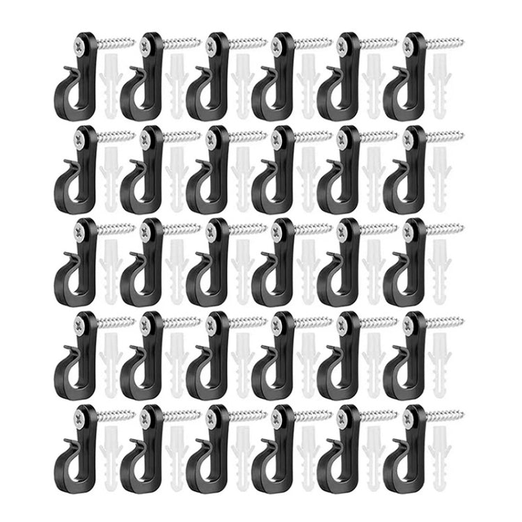 Crochets de suspension pour lumières de Noël avec vis Phillips pour fil et lumières LED, 10 pièces/boîte, 20 pièces/boîte, 30 pièces/boîte, 45 pièces/boîte