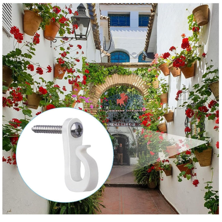 Crochets de suspension pour lumières de Noël avec vis Phillips pour fil et lumières LED, 10 pièces/boîte, 20 pièces/boîte, 30 pièces/boîte, 45 pièces/boîte