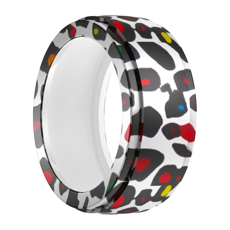 Pour Samsung Galaxy Ring / Oura Ring Housse de protection élastique en silicone imprimée résistante aux rayures, S, M