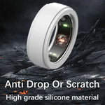 Pour Samsung Galaxy Ring / Oura Ring Étui en silicone de couleur unie résistant aux rayures, S