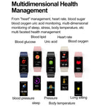 Bracelet connecté pour le sport et la santé : dosage non invasif de l’acide urique, des lipides sanguins, de la glycémie, de la fréquence cardiaque, de l’oxygène et de la température.