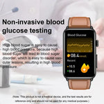 Montre connectée, Bague, ECG, Température, Fréquence cardiaque, Pression artérielle, Santé, Appel Bluetooth, Silicone noir, Silicone rouge, Silicone bleu, Cuir noir, Cuir marron