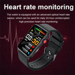 Montre connectée, Bague, ECG, Température, Fréquence cardiaque, Pression artérielle, Santé, Appel Bluetooth, Silicone noir, Silicone rouge, Silicone bleu, Cuir noir, Cuir marron