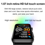 Montre connectée, Bague, ECG, Température, Fréquence cardiaque, Pression artérielle, Santé, Appel Bluetooth, Silicone noir, Silicone rouge, Silicone bleu, Cuir noir, Cuir marron