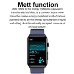 Montre connectée, Bague, ECG, Température, Fréquence cardiaque, Pression artérielle, Santé, Appel Bluetooth, Silicone noir, Silicone rouge, Silicone bleu, Cuir noir, Cuir marron