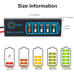 Panneau d'affichage universel LED de tension et courant batterie plomb-acide lithium, LED universel