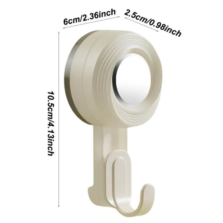 Crochet à ventouse rotatif, fixation murale, support pour serviettes, crochets à ventouse réutilisables pour douche