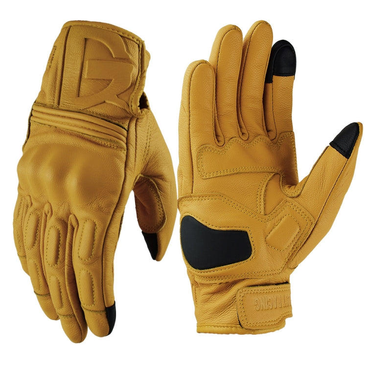 GHOST RACING Gants Moto Anti-chute Chauds Respirants à Doigts Complets, M, L, XL, XXL