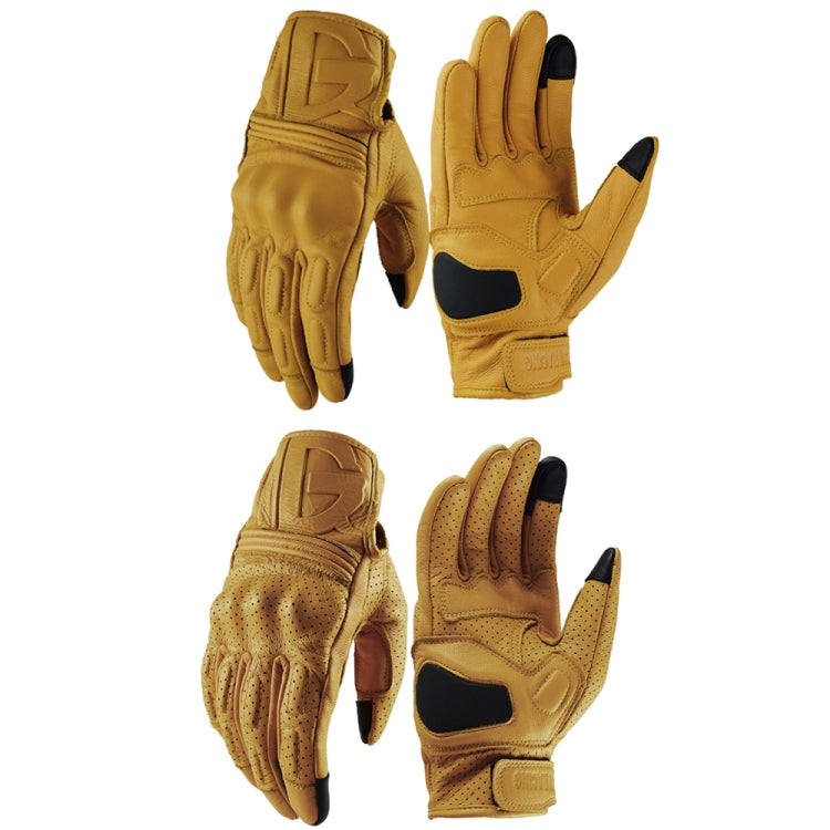 GHOST RACING Gants Moto Anti-chute Chauds Respirants à Doigts Complets, M, L, XL, XXL