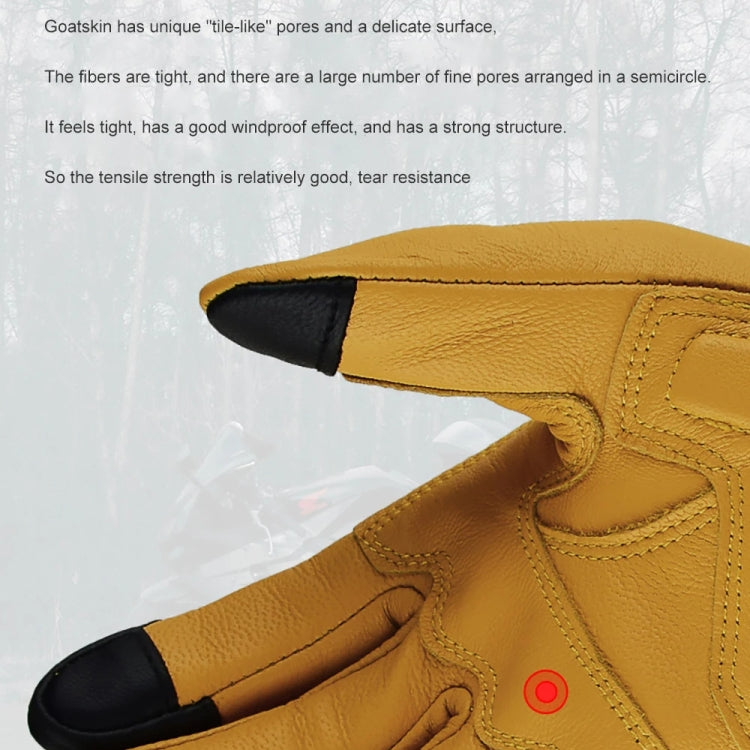 GHOST RACING Gants Moto Anti-chute Chauds Respirants à Doigts Complets, M, L, XL, XXL