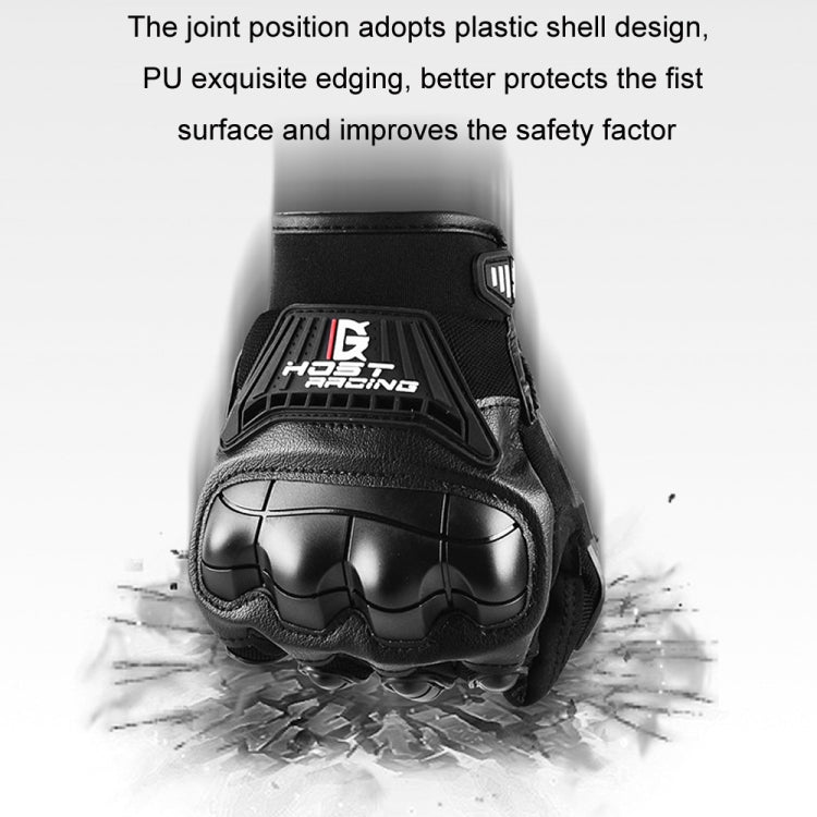 Gants de moto GHOST RACING respirants anti-chute avec coque en caoutchouc et écran tactile, M, L, XL, XXL