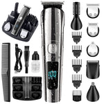 Kit de tondeuse électrique étanche 6 en 1 pour homme Tondeuse nez, tondeuse moustache, rasoir corporel, 8688, 8788, 8988
