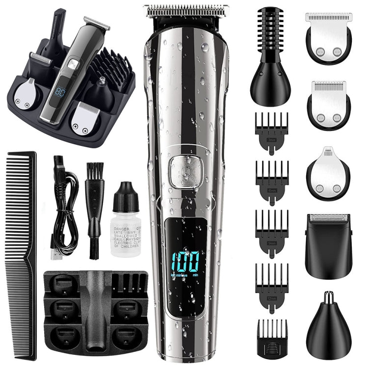 Kit de tondeuse électrique étanche 6 en 1 pour homme Tondeuse nez, tondeuse moustache, rasoir corporel, 8688, 8788, 8988