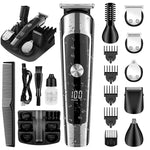 Kit de tondeuse électrique étanche 6 en 1 pour homme Tondeuse nez, tondeuse moustache, rasoir corporel, 8688, 8788, 8988