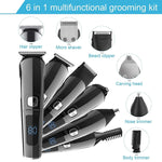 Kit de tondeuse électrique étanche 6 en 1 pour homme Tondeuse nez, tondeuse moustache, rasoir corporel, 8688, 8788, 8988