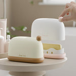 Boîte à savon portative scellée pour salle de bain domestique