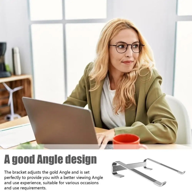 Support pour ordinateur portable en alliage d'aluminium, pour les ordinateurs portables de 10 à 18 pouces