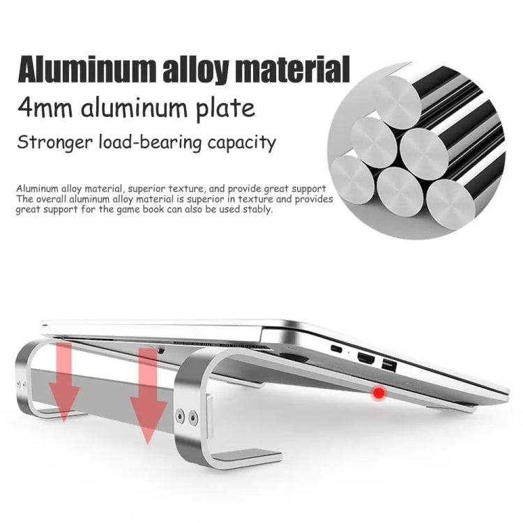 Support pour ordinateur portable en alliage d'aluminium, pour les ordinateurs portables de 10 à 18 pouces