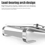 Support pour ordinateur portable en alliage d'aluminium, pour les ordinateurs portables de 10 à 18 pouces