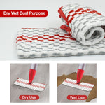 Pour recharges de vadrouille pulvérisatrice microfibre Vileda / O-Cedar ProMist MAX, ProMist MAX