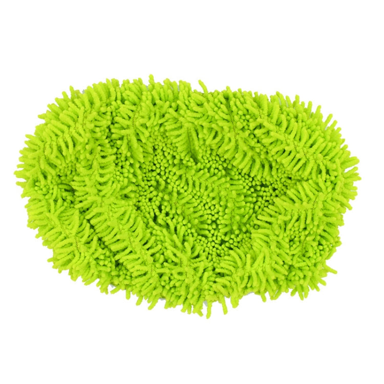 Pour balai Swiffer Sweeper et autres recharges de balai plat de 10 pouces, 2 chiffons éponges, polaire corail gris, polaire corail vert, rayé gris, chenille verte, chenille orange, chenille grise