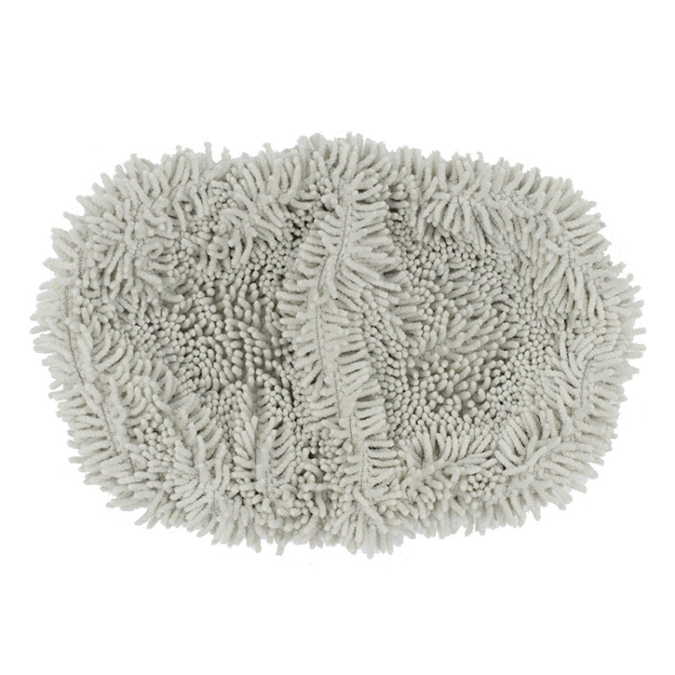Pour balai Swiffer Sweeper et autres recharges de balai plat de 10 pouces, 2 chiffons éponges, polaire corail gris, polaire corail vert, rayé gris, chenille verte, chenille orange, chenille grise