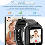 Montre connectée 4G pour enfants avec géolocalisation, étanche IP67, appels vidéo et vocaux