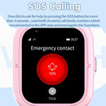 Montre connectée 4G pour enfants avec géolocalisation, étanche IP67, appels vidéo et vocaux