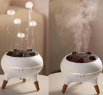 Diffuseur d'aromathérapie dynamique multi-jets avec lumières colorées, télécommande et humidificateur, prise UE, prise US, prise UK