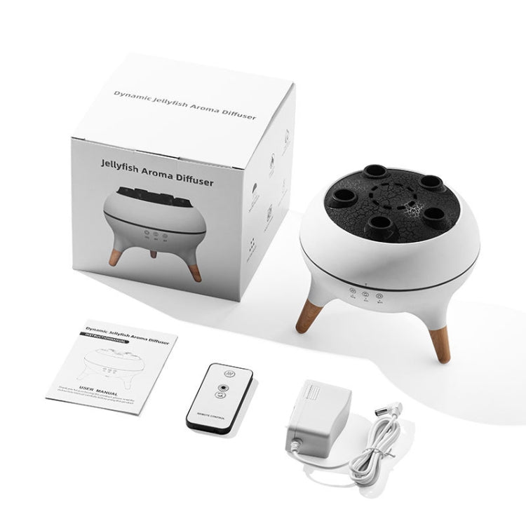 Diffuseur d'aromathérapie dynamique multi-jets avec lumières colorées, télécommande et humidificateur, prise UE, prise US, prise UK