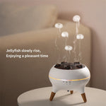 Diffuseur d'aromathérapie dynamique multi-jets avec lumières colorées, télécommande et humidificateur, prise UE, prise US, prise UK