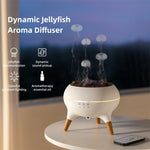 Diffuseur d'aromathérapie dynamique multi-jets avec lumières colorées, télécommande et humidificateur, prise UE, prise US, prise UK