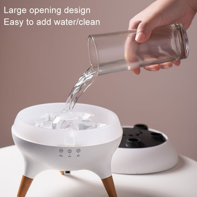 Diffuseur d'aromathérapie dynamique multi-jets avec lumières colorées, télécommande et humidificateur, prise UE, prise US, prise UK