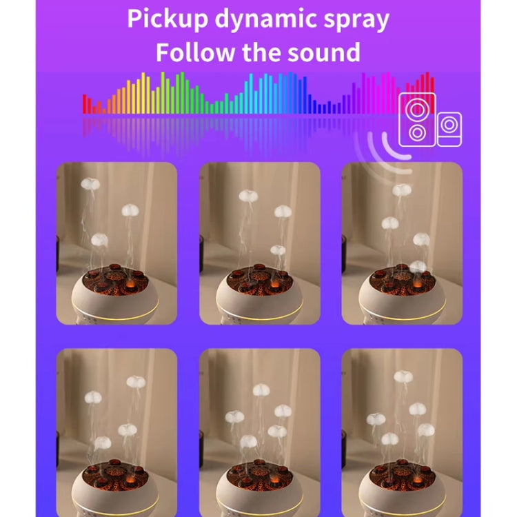 Diffuseur d'aromathérapie dynamique multi-jets avec lumières colorées, télécommande et humidificateur, prise UE, prise US, prise UK